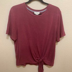 Clyde & Baxter Front Tie Top